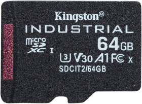 Карта памяти Kingston Industrial2 microSDXC 64 ГБ