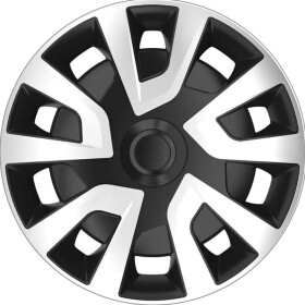 Комплект ковпаків на колеса Michelin Revo колір сріблястий + чорний хромована