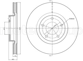 Гальмівний диск Metelli 23-0730C