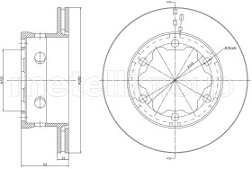 Тормозной диск Metelli 23-0645