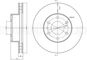 Тормозной диск Metelli 23-0913C