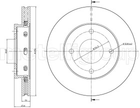 Гальмівний диск Metelli 23-0623C