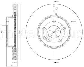 Тормозной диск Metelli 23-0723