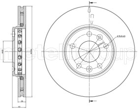 Тормозной диск Metelli 23-0942C