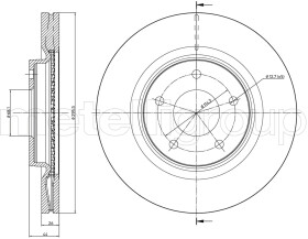 Тормозной диск Metelli 23-0902C