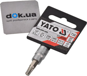 Торцева голова з битою Yato YT-04306 TR30 (T30H) 1/4