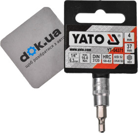 Торцева голова з битою Yato YT-04371 H 4 1/4