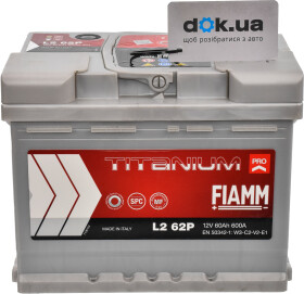 Аккумулятор Fiamm 6 CT-60-R Titanium Pro L262P