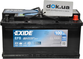 Аккумулятор Exide 6 CT-100-R EFB Start Stop EL1000