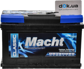 Акумулятор Macht 6 CT-75-R Classic 25347