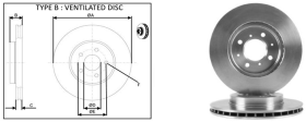 Тормозной диск Applus 61617ap