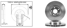 Тормозной диск Applus 61353ap