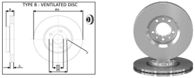 Тормозной диск Applus 61343ap