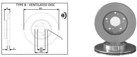 Тормозной диск Applus 61701ap