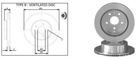 Тормозной диск Applus 61704ap