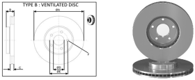 Тормозной диск Applus 61709ap