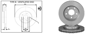 Тормозной диск Applus 61755ap