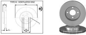 Тормозной диск Applus 61759ap