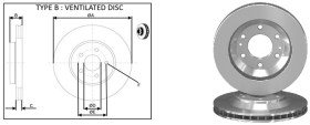 Тормозной диск Applus 61761ap