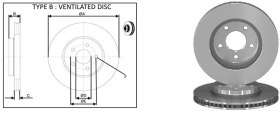 Тормозной диск Applus 61774ap