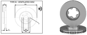 Тормозной диск Applus 61821ap