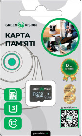 Карта памяти Green Vision microSDHC 128 ГБ