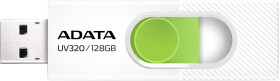 Флешка Adata UV320 White/Green 128 ГБ