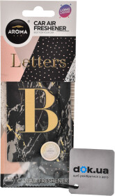 Ароматизатор Aroma Car Letters Black B 5 г