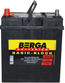 Аккумулятор Berga 6 CT-35-L Basic Block 535119030
