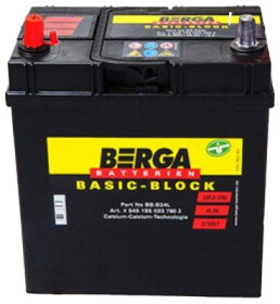 Аккумулятор Berga 6 CT-45-L Basic Block 545157033