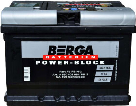 Аккумулятор Berga 6 CT-60-R Power Block 560409054