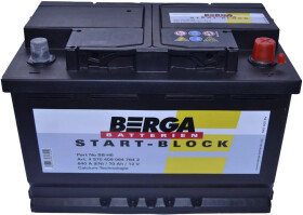 Акумулятор Berga 6 CT-70-R Start Block 570409064