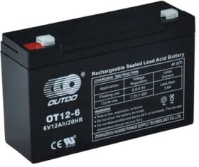 Акумулятор для ДБЖ Outdo OT12-6 6 V 12 Аг