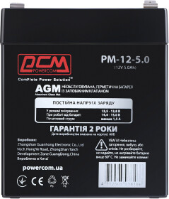 Аккумулятор для ИБП Powercom PM-12-5 12 V 5 Ач