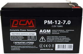 Акумулятор для ДБЖ Powercom PM-12-7 12 V 7 Аг