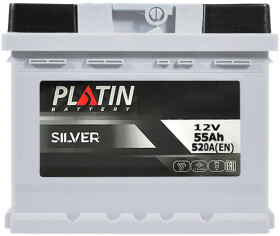 Аккумулятор Platin 6 CT-55-L Silver 5502515
