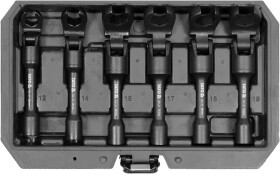 Набор ключей разрезных Yato YT-01440 12-19 мм с шарниром 6 шт