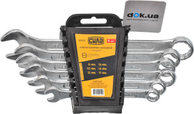 Набор ключей рожково-накидных Сила 201037 8-17 мм 6 шт