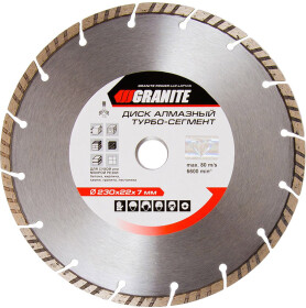 Круг відрізний Granite 9-01-230 230 мм