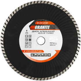 Круг відрізний Granite 9-04-230 230 мм