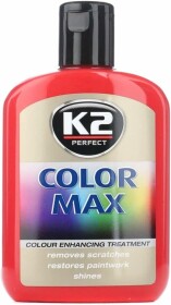 Цветной полироль для кузова K2 Color Max (Red) красный