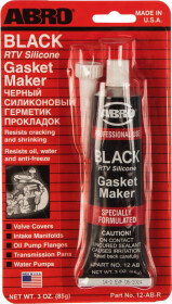 Формирователь прокладок ABRO RTV Silicone Gasket черный