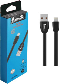 Кабель Avantis AC-20I-BK USB - Apple Lightning 1 м