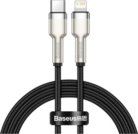 Кабель Baseus Cafule Metal CATLJK-01 Apple Lightning - USB type-C 0,25 м