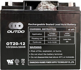 Аккумулятор для ИБП Outdo ОТ20-12 12 V 20 Ач