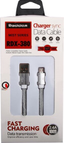 Кабель Reddax Mist Series RDX-380-WH USB - Micro USB 1 м