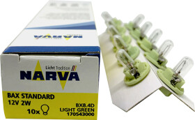 Автолампа Narva Standard BAX BX8,4d 2 W прозора 170543000