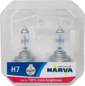 Автолампа Narva Range Power 150 H7 PX26d 55 W прозоро-блакитна 480712100