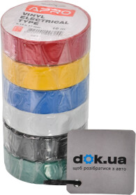 Набор изоленты Apro et10set ассорти ПВХ 6 шт