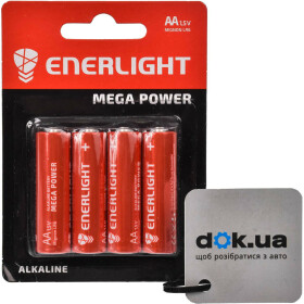 Батарейка Enerlight Mega Power 90060104 AA (пальчикова) 1,5 V 4 шт